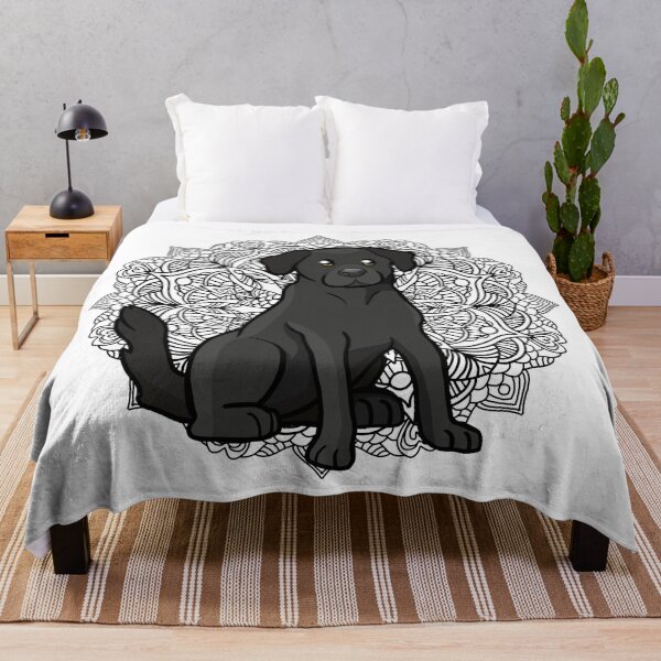 Item preview, Black Labrador Mandala designed and sold by Ahenix.