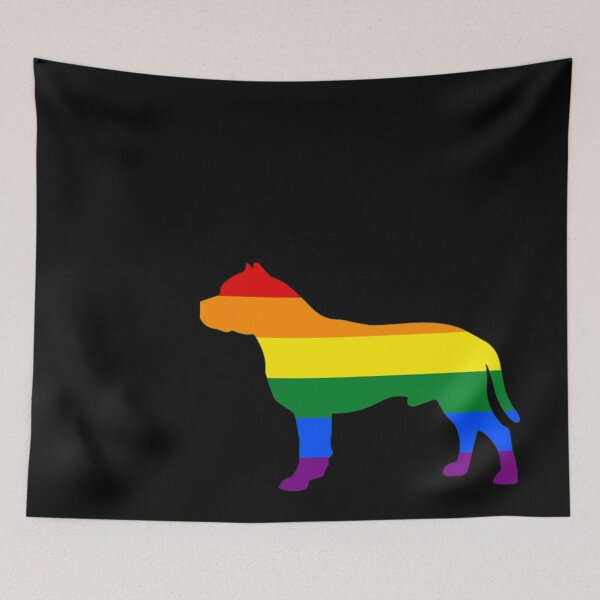Item preview, Lesbian Mom Pit Bull Rainbow Flag LGBT Dog Classic . designed and sold by hildendhmula.