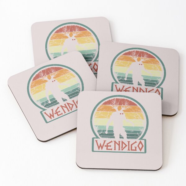 Artikelvorschau, Wendigo - Retro Vintages Algonquian Cryptid Monster Geschenk Essential T-Shirt entworfen und verkauft von InkenDoreenKrec.