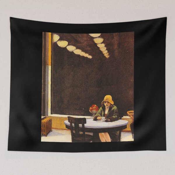 Item preview, Vintage Edward Hopper Automat Poster designed and sold by kwonwgeastepf.