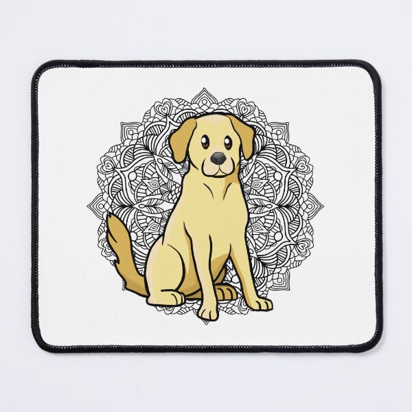 Item preview, Yellow Labrador Mandala designed and sold by Ahenix.