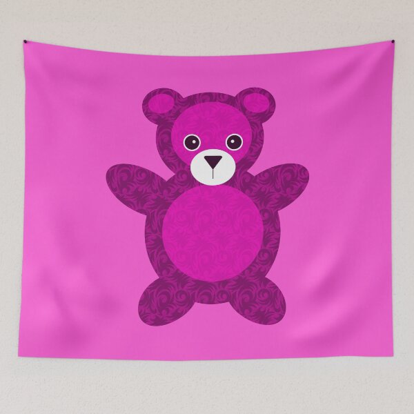 Item preview, Pink Teddy Bear designed and sold by AntiqueImages.