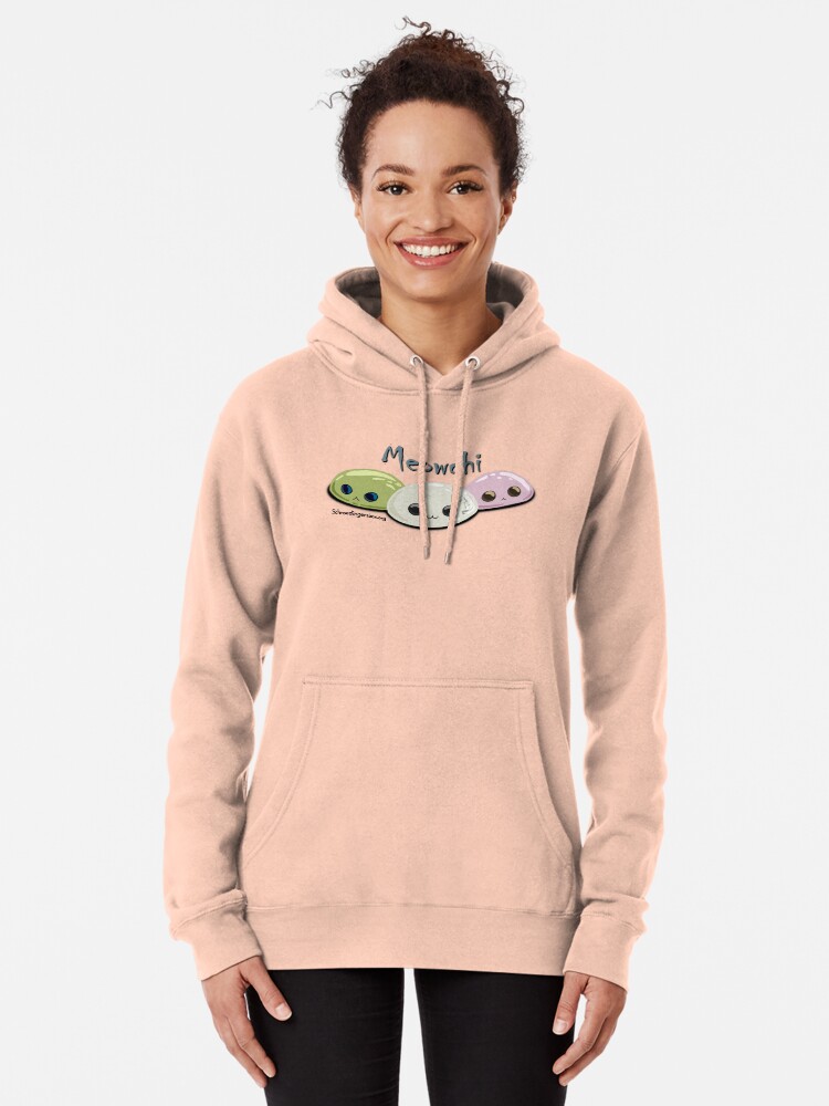 Thumbnail 2 von 5, Hoodie, Meowchi - Maunzende Mochi designt und verkauft von Boxcats.