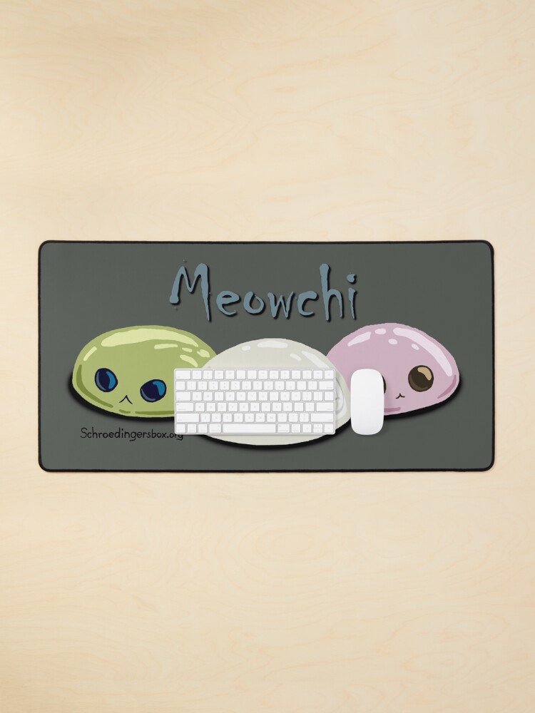 Thumbnail 1 von 5, Mauspad, Meowchi - Maunzende Mochi designt und verkauft von Boxcats.