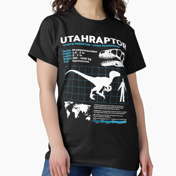 Item preview, Utahraptor fact sheet designed and sold by NicGrayGraphic.