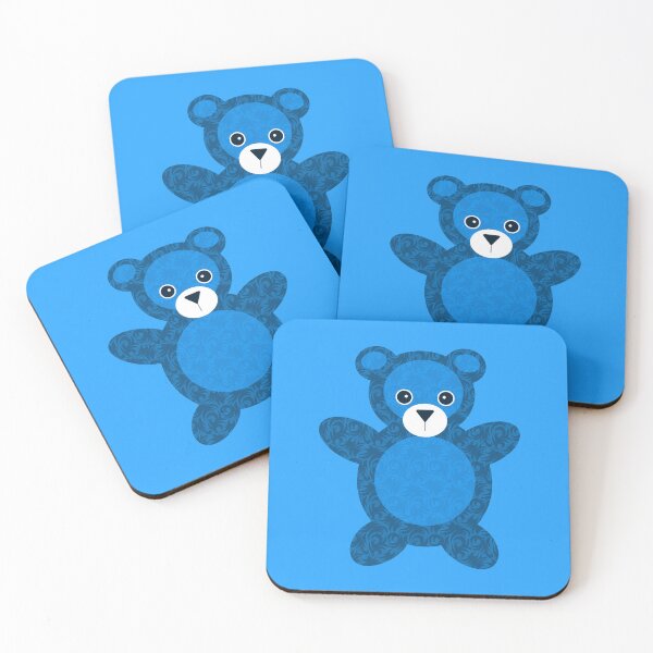 Item preview, Blue Teddy Bear designed and sold by AntiqueImages.