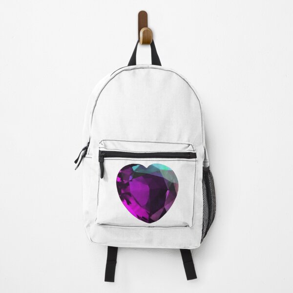 Item preview, Heart Amethyst Gemstone, February Birthstone, Purple designed and sold by DigitalGemArt.
