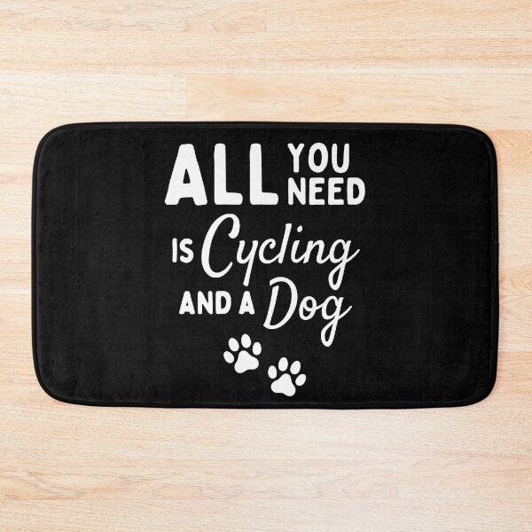 Item preview, All you need is cycling and a dog designed and sold by TheGreenGoat.