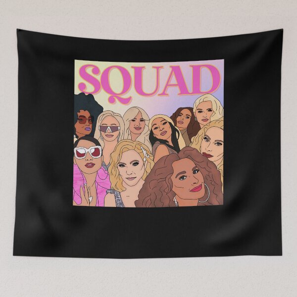 Item preview, For Men Women Rhobh Squad  Real Housewives Of Beverly Hills Cast Lisa Rinna Beauty Sticker designed and sold by JovanBechtelar.