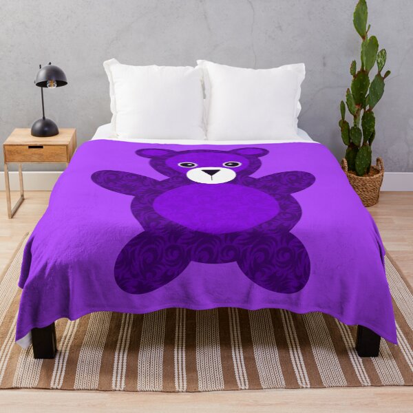 Item preview, Purple Teddy Bear designed and sold by AntiqueImages.
