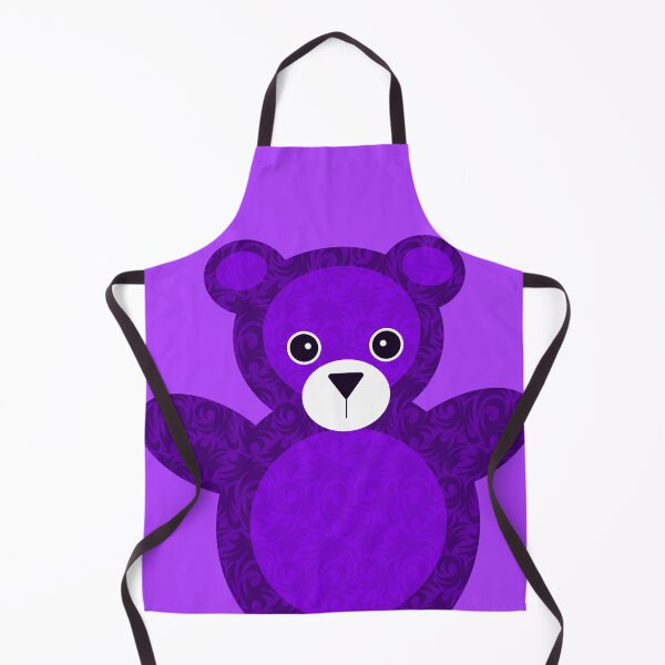 Item preview, Purple Teddy Bear designed and sold by AntiqueImages.