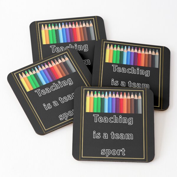 Item preview, Teaching Is A Team Sport Art Teacher gift Inspirational teacher designed and sold by catchyology.