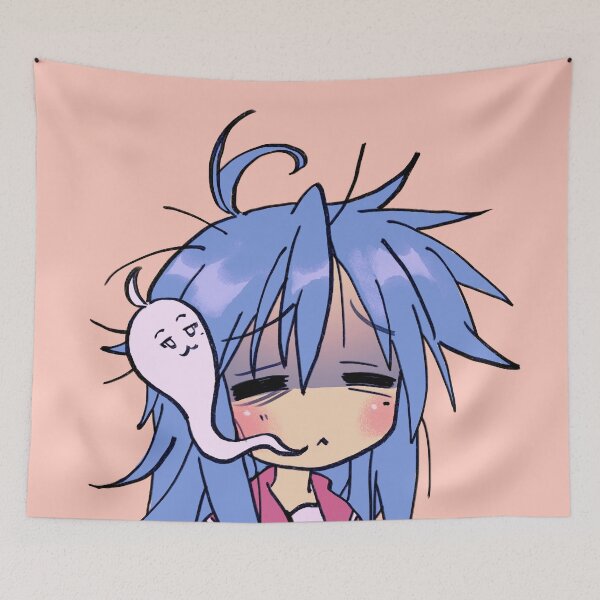 Item preview, I draw dead tired izumi konata / lucky star meme designed and sold by RansRoom.