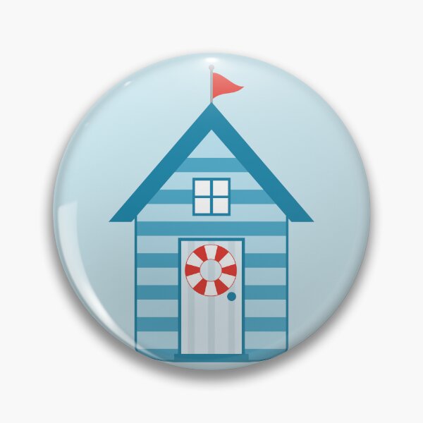 Item preview, Blue Beach Hut designed and sold by StudioShine.