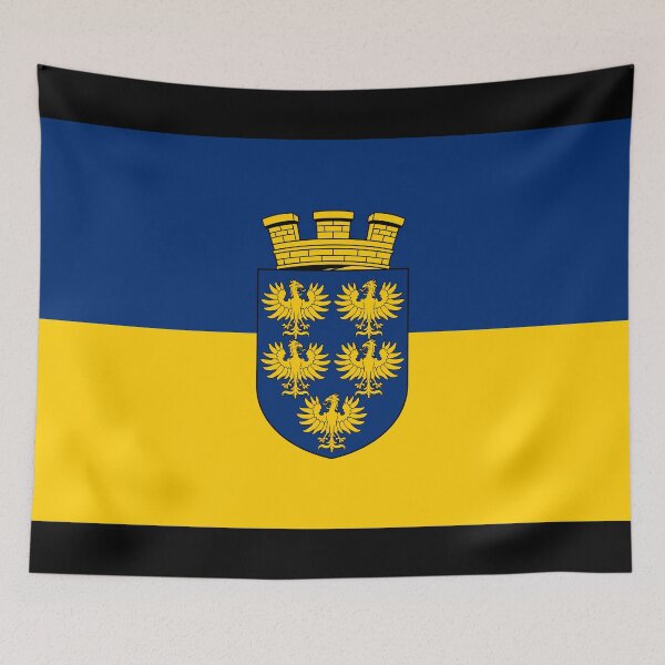 Item preview, Flag of Lower Austria, Austria with Coat of Arms designed and sold by Freihalt.