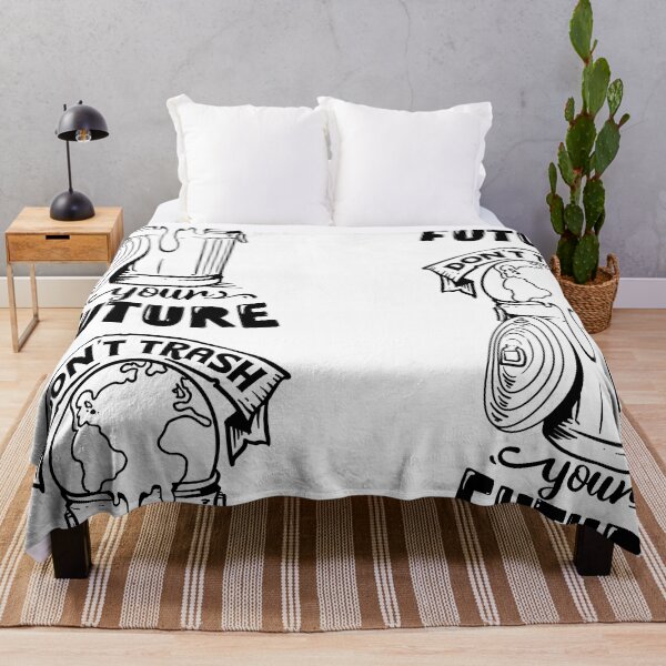 Item preview, don't trash your future - earth day designed and sold by JaMatt1983.