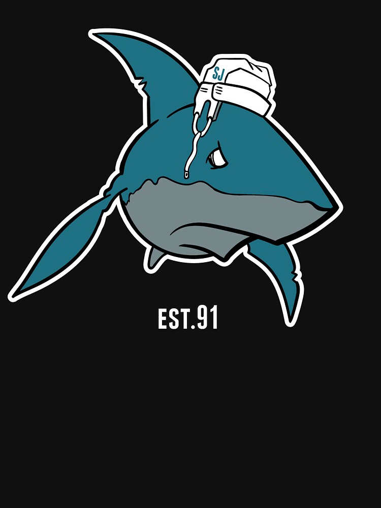 SJ sharks EST.91 Pullover Hoodie for Sale by SQDesigns