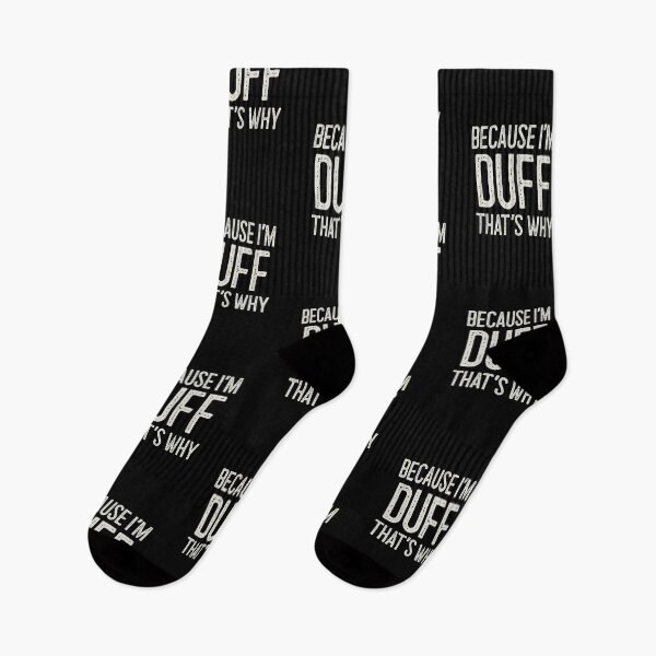 Item preview, Because I’m Duff That’s Why Funny Personalized Name designed and sold by MariosNydras.