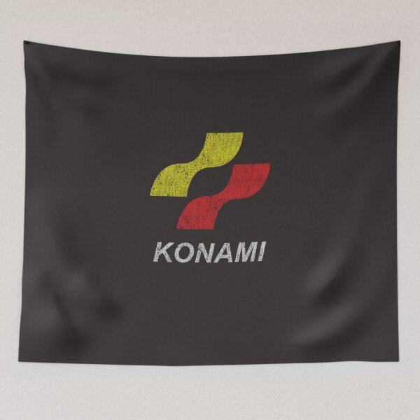 Artikelvorschau, Konami Logo (Original - Distressed) Essential T-Shirt entworfen und verkauft von RickertSusanne.
