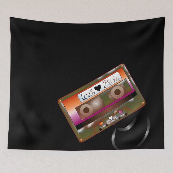 Item preview, Lesbian Pride Cassette Tape Classic . designed and sold by hildendhmula.