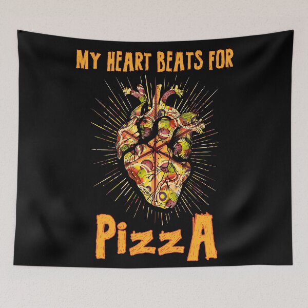 Item preview, My heart beats for pizza designed and sold by SidTastic .