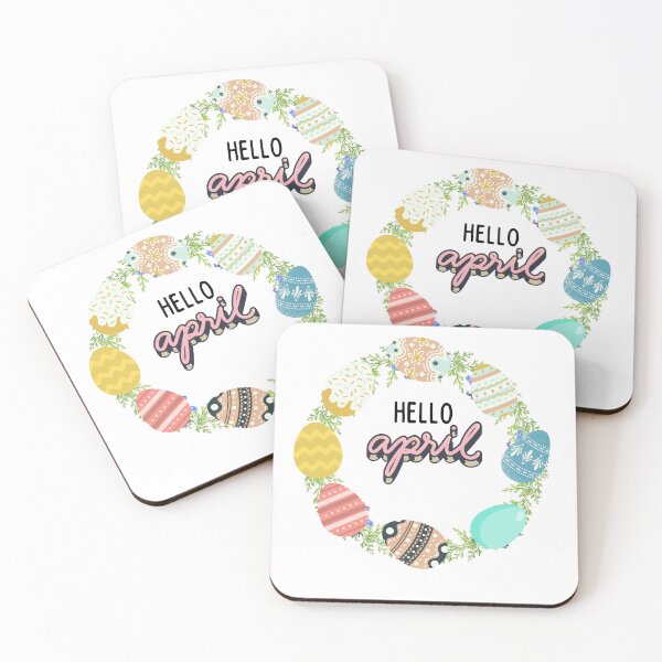 Item preview, Easter themed Hello April wallpaper designed and sold by rflamha.
