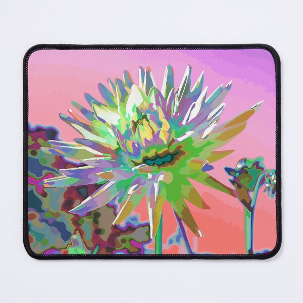 Item preview, Popart impressionist colorburst dahlia designed and sold by aapshop.