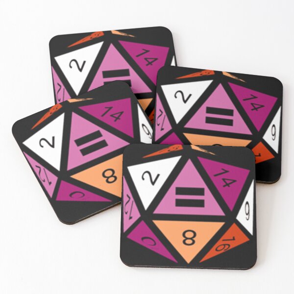 Item preview, Lesbian Pride Dice  Classic . designed and sold by hildendhmula.