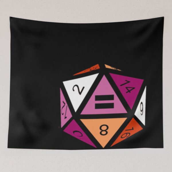 Item preview, Lesbian Pride Dice Classic . designed and sold by hildendhmula.