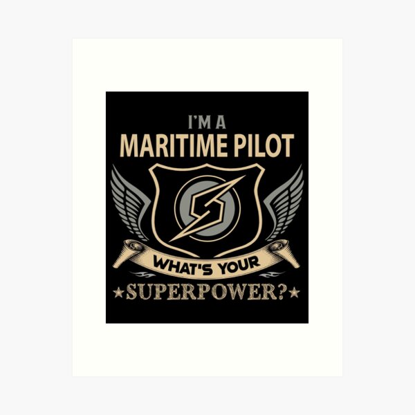 Item preview, Maritime Pilot T Shirt - Superpower Job Gift Item Tee designed and sold by watkinsmat.