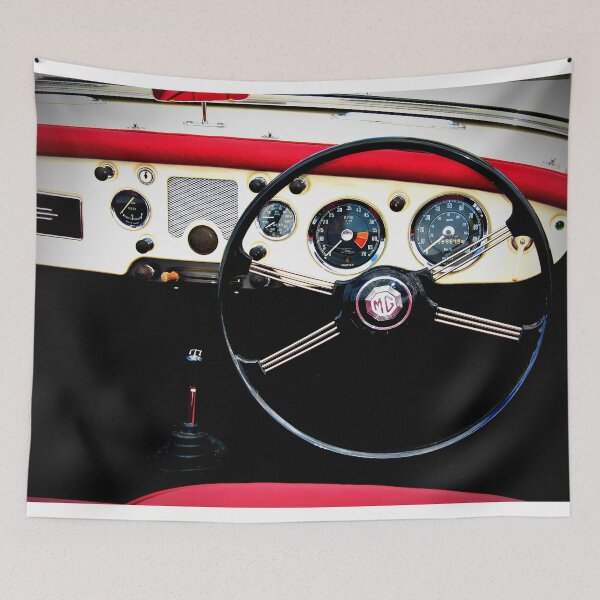 Item preview, MG A British Sports Motor Car Interior designed and sold by AndyEvansPhotos.