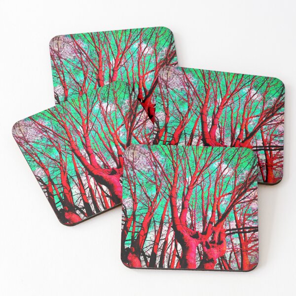 Item preview, Red tree abstract designed and sold by yourartylife.