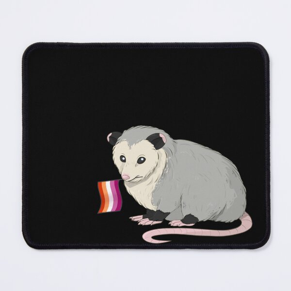 Item preview, Lesbian Pride Flag Opossum Classic . designed and sold by hildendhmula.