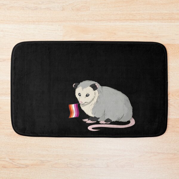 Item preview, Lesbian Pride Flag Opossum Classic . designed and sold by hildendhmula.