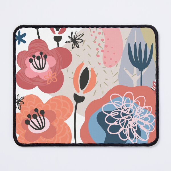 Item preview, Abstract Colourful Flowers 3 designed and sold by simplydesignart.
