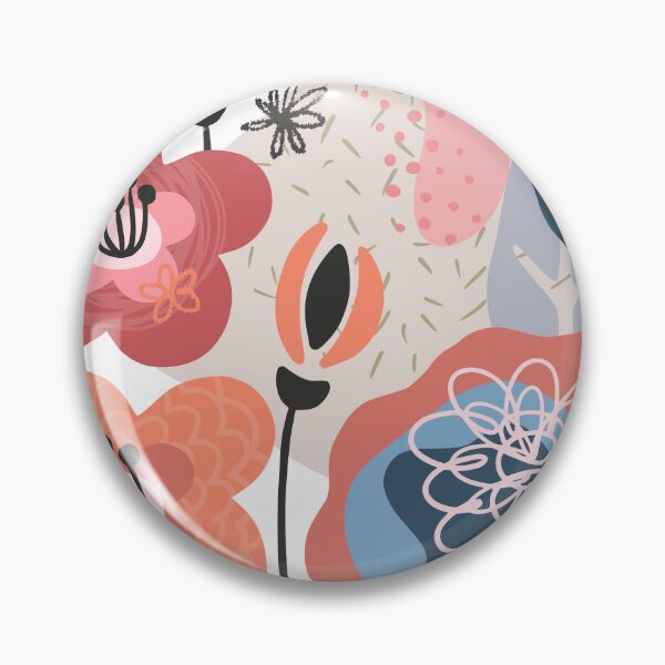Item preview, Abstract Colourful Flowers 3 designed and sold by simplydesignart.