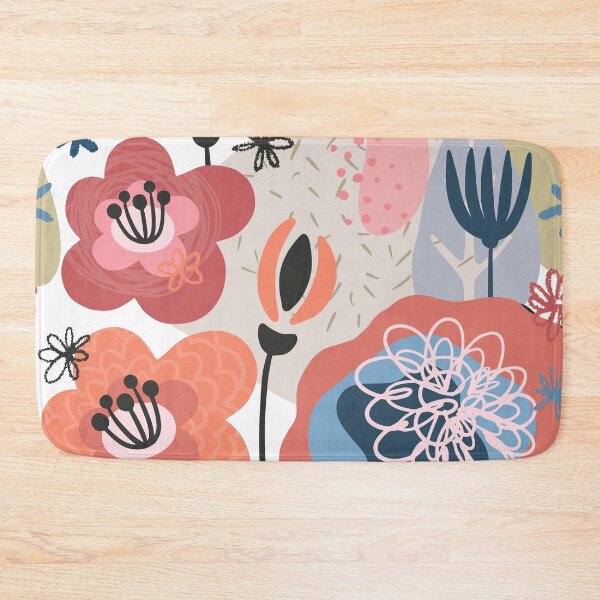Item preview, Abstract Colourful Flowers 3 designed and sold by simplydesignart.