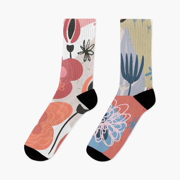 Item preview, Abstract Colourful Flowers 3 designed and sold by simplydesignart.