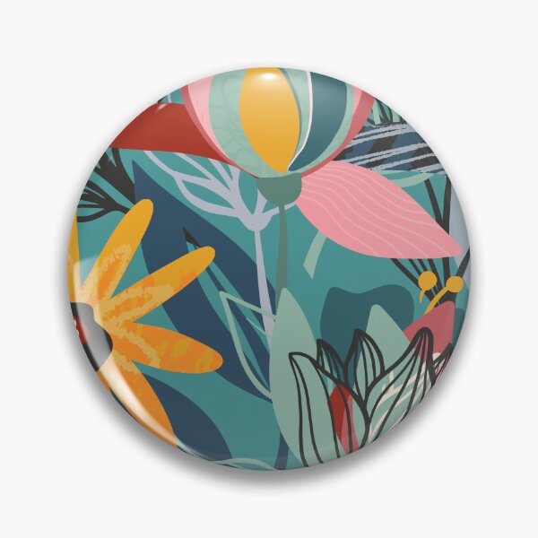 Item preview, Abstract Colourful Flowers 4 designed and sold by simplydesignart.