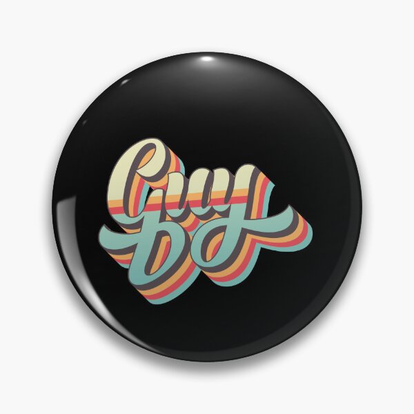 Item preview, Guy name - cool 70s retro font surf style design designed and sold by NameTheory.