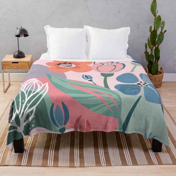Item preview, Abstract Colourful Flowers 2 designed and sold by simplydesignart.