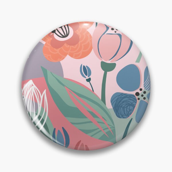 Item preview, Abstract Colourful Flowers 2 designed and sold by simplydesignart.