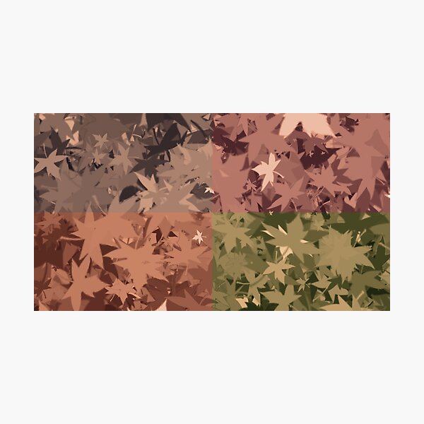 Item preview, Fall Autumn Leaves 4 Color Design Pattern designed and sold by adriturner.