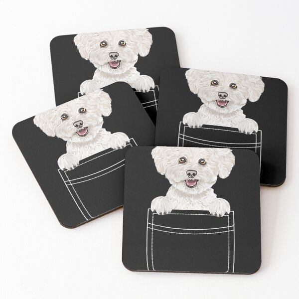 Item preview, Bichons Frise Dog In Pocket Funny Dog Lover Classic . designed and sold by eachusdgfala.