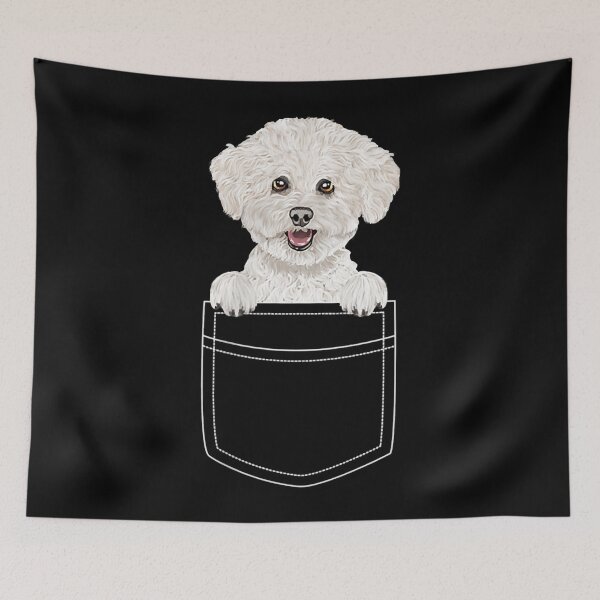 Item preview, Bichons Frise Dog In Pocket Funny Dog Lover Classic . designed and sold by eachusdgfala.