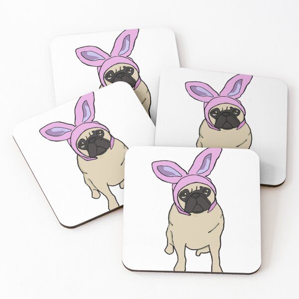 Item preview, Easter Pug designed and sold by DolphinsDoodle.