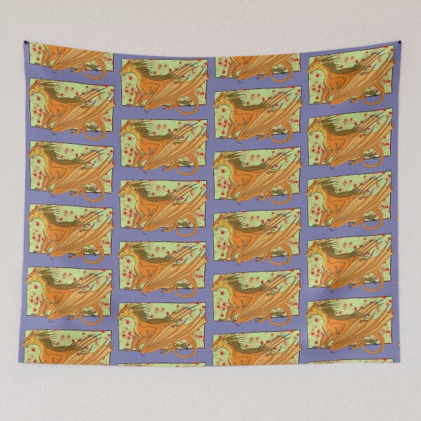 Item preview, Big orange dragon. designed and sold by ElsieVirgo91.