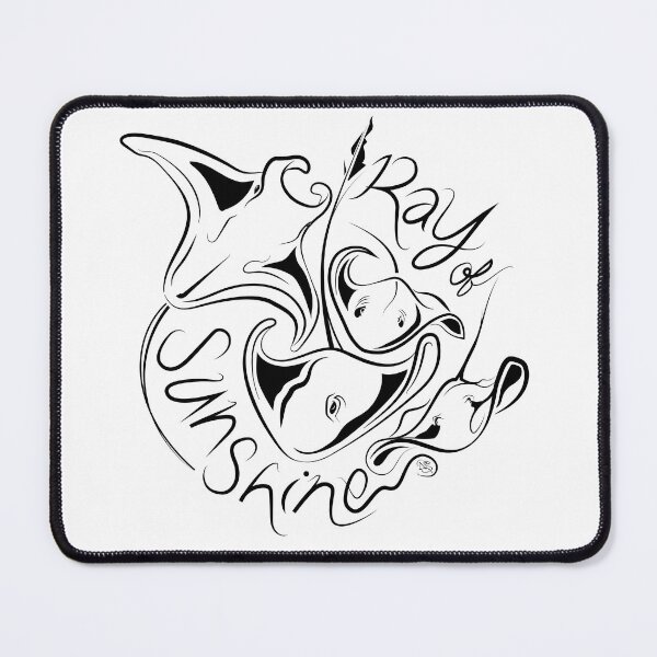 Item preview, Ray of sunshine | Manta Ray | Stingray | Ray fish | Chasing Rays | Sea drawing designed and sold by NSoulliardArt.