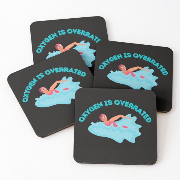 Item preview, Oxygen Is Overrated- Funny Swimming Pun Gift  designed and sold by badretop.