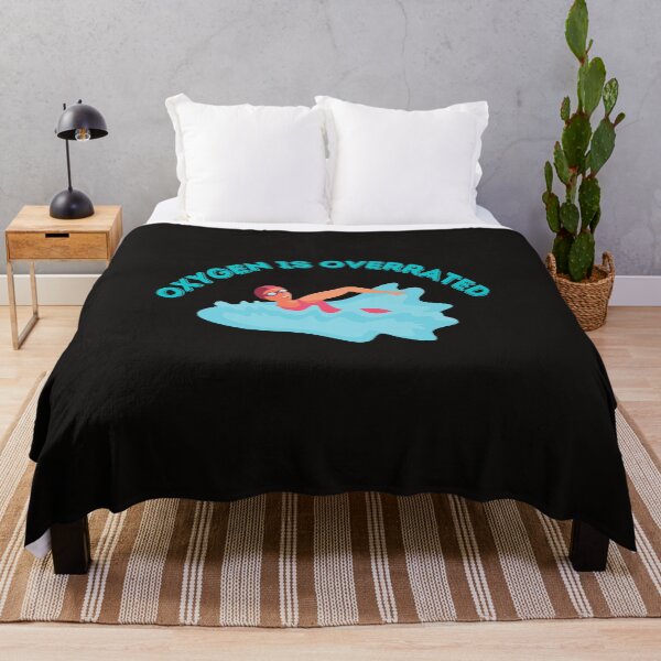 Item preview, Oxygen Is Overrated- Funny Swimming Pun Gift  designed and sold by badretop.